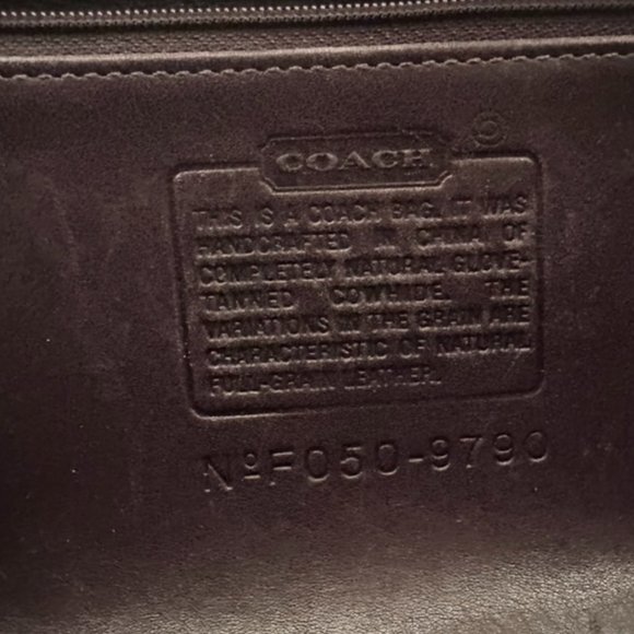 Almost Vintage Coach City Bag Purple (aka Eggplant) Style Number 9790 - Picture 3 of 14
